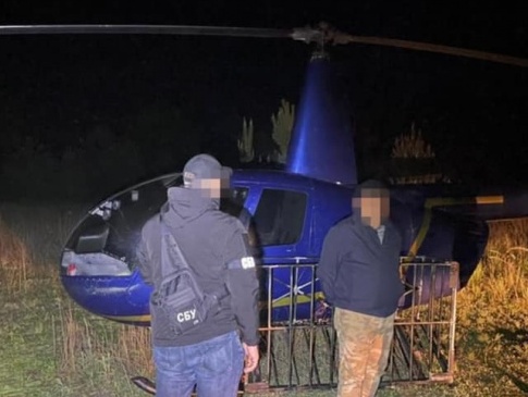 На Волині затримали контрабандистів, які переправляли цигарки гелікоптером