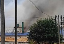 У селі біля Луцька - пожежа на заводі