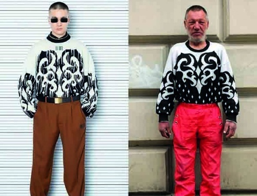 З одягу Славіка (справа) створили модну колекцію за кордоном 