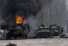 В окупованому місті на Харківщині знищили дві одиниці бронетехніки