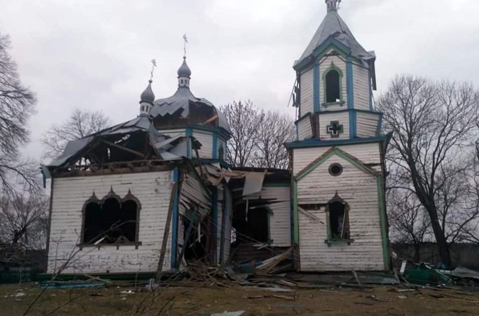 Окупанти знищили церкву 19 століття на Житомирщині