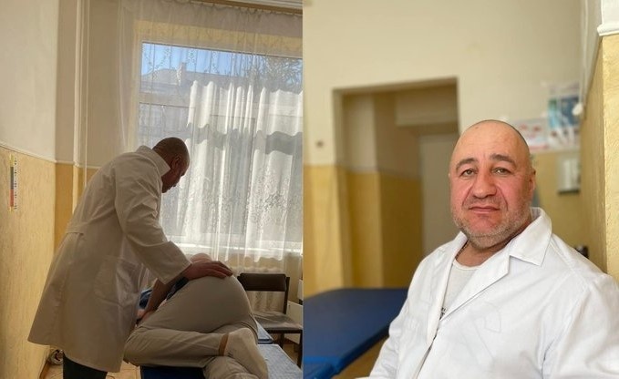 На Тернопільщині медик-переселенець безкоштовно лікує хворих
