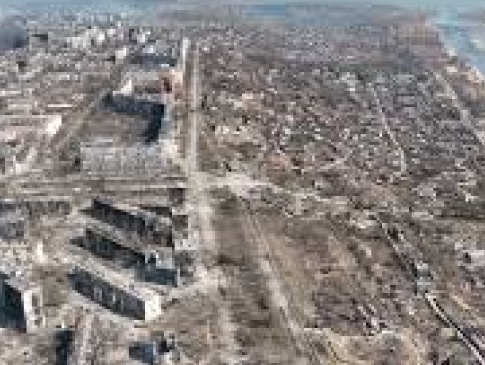 Азовці показали апокаліптичне відео знищеного Маріуполя