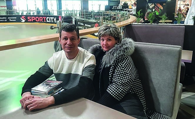 Олександр БЄЛАШ з дружиною у Луцьку
