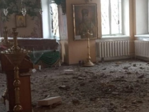 Окупанти у Вербну неділю вдарили по собору УПЦ МП на Луганщині