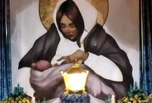 Образ киянки з немовлям у метро  став іконою у католицькому храмі в Італії