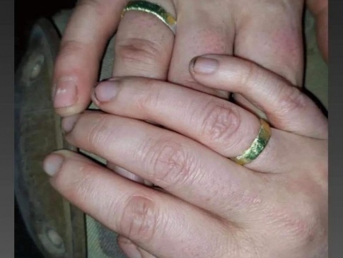 Військова з «Азова» стало вдовою за три дні після одруження (фото)
