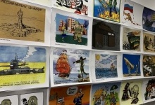 У Луцьку запрацювала виставка антивоєнних карикатур