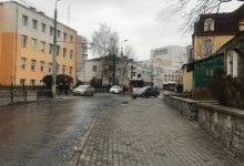 У Луцьку затор у старому місті через тролейбус