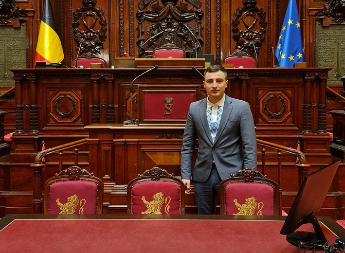 Олег САВЧУК у Федеральному парламенті в Бельгії