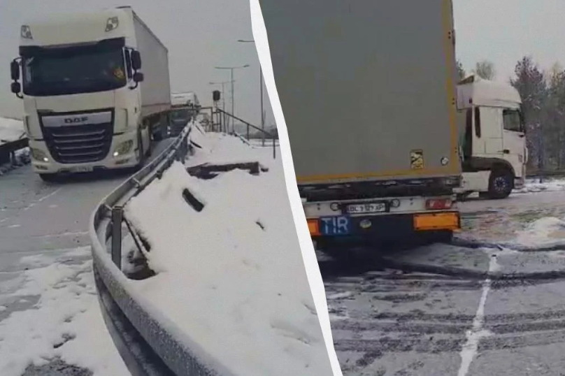 До Польщі залізницею прибула перша партія вантажівок з України