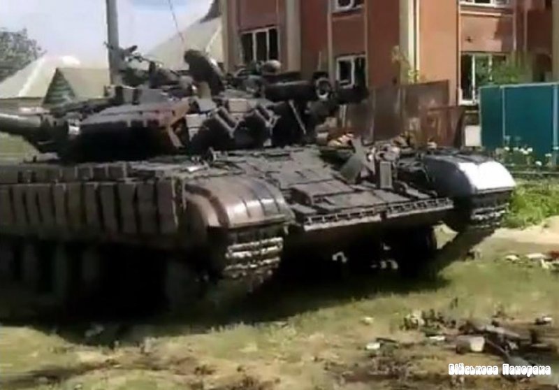 Волинські ианкісти підірвали себе разом з танком