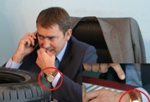 В опального високопоставленого волинського міліціонера вгледіли годинник за 12 тисяч євро