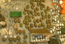 У дніпропетровця вилучили понад дві сотні гранат, сотні тисяч патронів та стрілецьку зброю