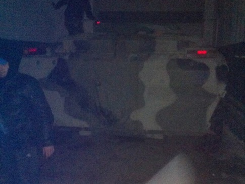 У Харкові була база підготовки сепаратистів — її взяли штурмом і захопили БТР