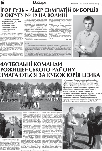 Сторінка № 16 | Газета «ВІСНИК+К» № 41 (967)