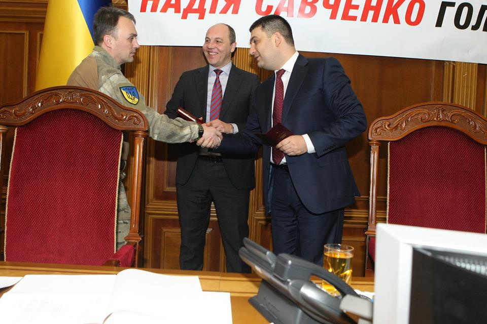 Голова Верховної Ради нагородив орденом волинського депутата-айдарівця