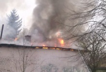 У центральному парку Луцька була пожежа
