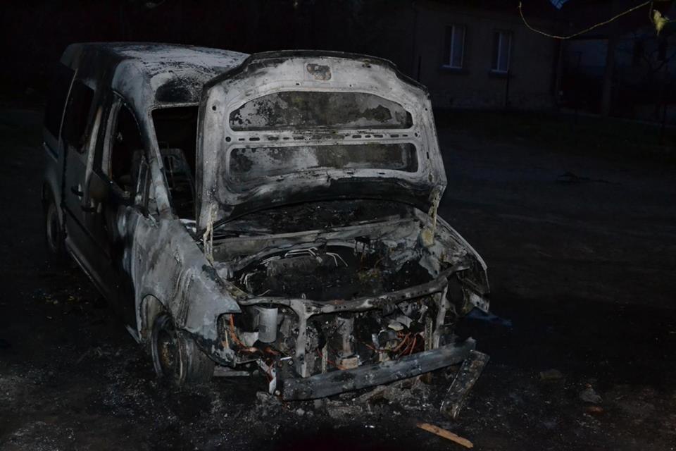 Одному з керівників «Самооборони Волині» спалили авто
