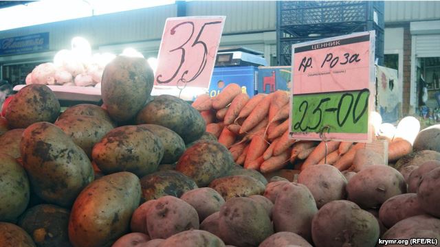 Аксьонов збирається прогодувати заблокований Крим тульською картоплею