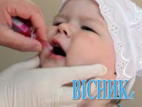 Україна отримала 2,2 млн доз вакцини проти поліомієліту