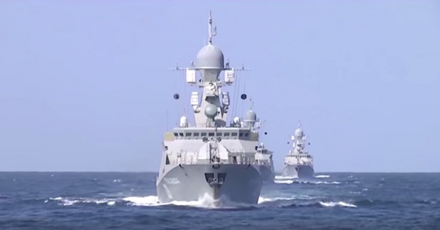 Міноборони РФ виклало відеозаписом удару по Сирії з кораблів