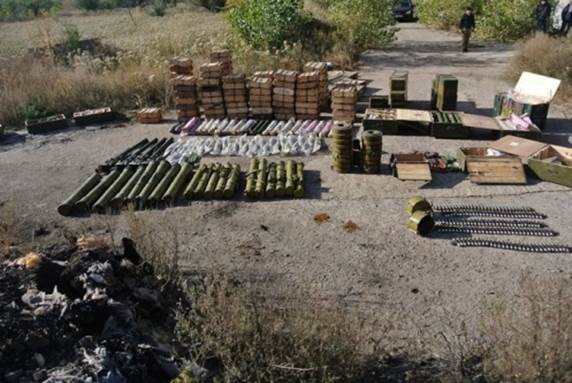 На Луганщині виявили підпільний склад важкої піхотної зброї