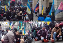 Волинські гірники взяли участь в акціях протесту у столиці