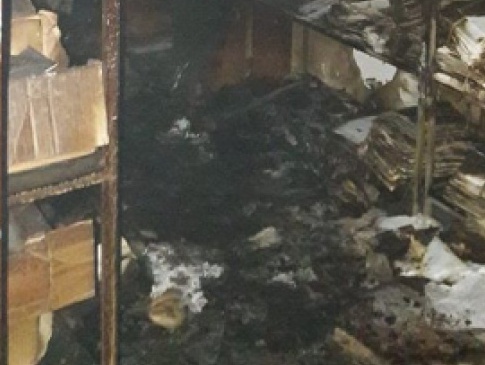 На Волині хтось спалив архів районного відділу юстиції