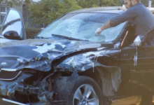 Водій BMW насмерть збив чотирьох дорожників (ФОТО) 18+