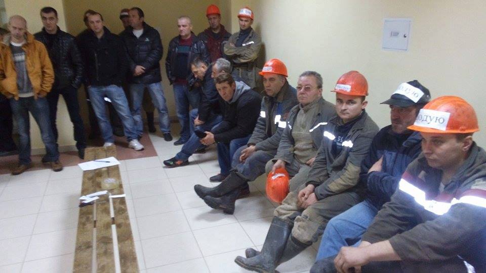 Гірники волинської шахти-довгобуду оголосили голодування