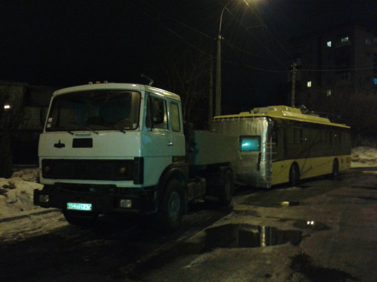 Луцькі тролейбуси почала отримувати Полтава