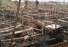 На Прикарпатті у військовій частині згоріли 15 наметів, є постраждалі