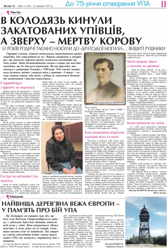Сторінка № 11 | Газета «ВІСНИК+К» № 41 (1124)