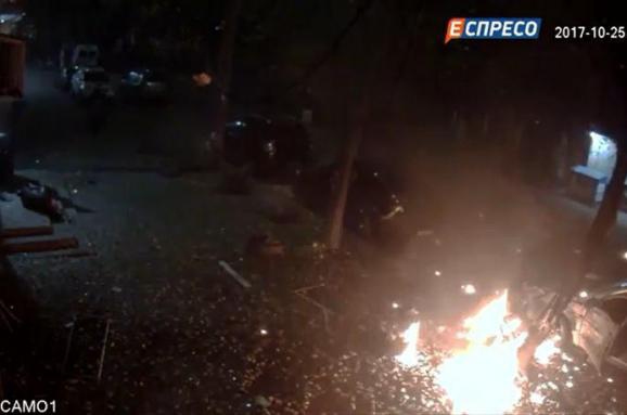 З’явилося відео з моментом вибуху під час замаху на Мосійчука