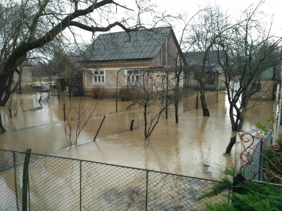 Вода затопила будинки