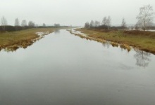 До весни ще далеко, але на волинському Поліссі вже є паводкові води