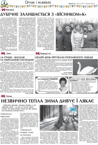 Сторінка № 4 | Газета «ВІСНИК+К» № 02 (1137)