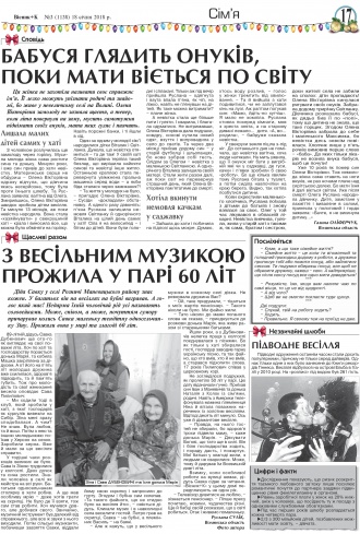Сторінка № 17 | Газета «ВІСНИК+К» № 03 (1138)