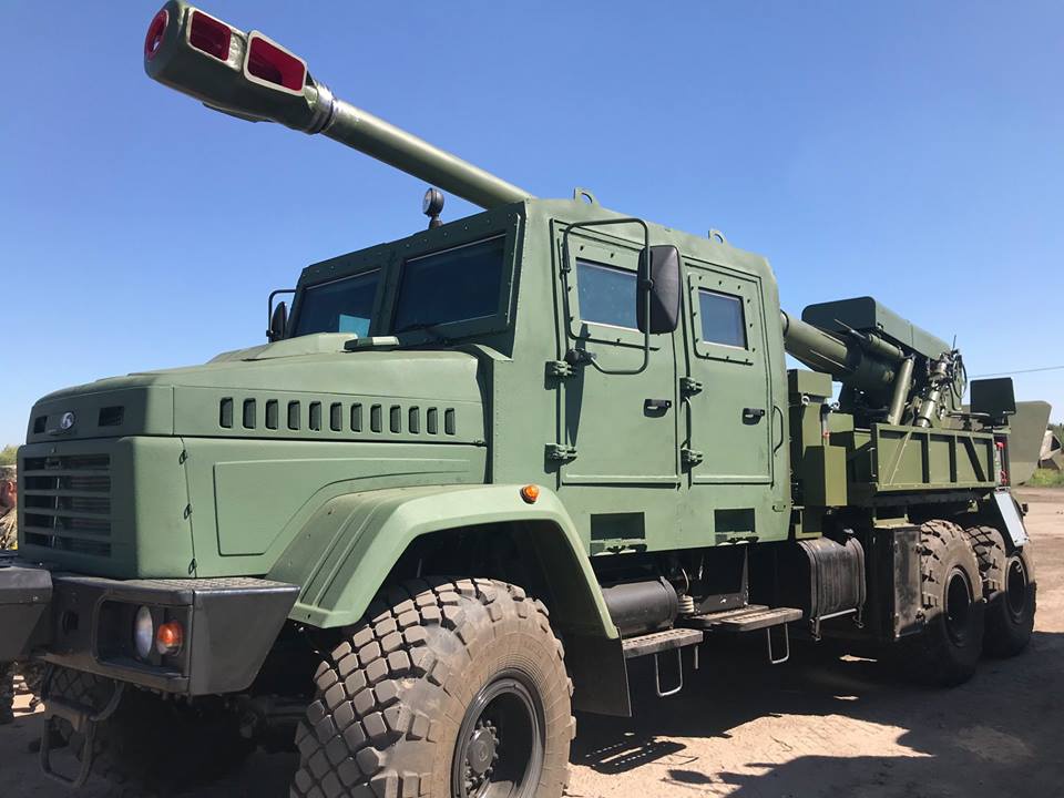 Українська армія випробовує нову самохідну 155-міліметрову гармату