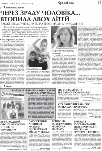 Сторінка № 17 | Газета «ВІСНИК+К» № 45 (1180)