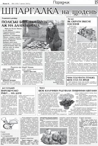 Сторінка № 15 | Газета «ВІСНИК+К» № 06 (1193)