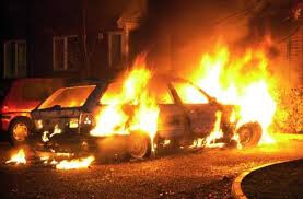 У Ковелі на поліцейському майданчику згоріло чотири автомобілі