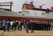 Перший  корабель-розвідник для ВМС  України спущено на воду