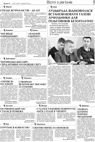 Сторінка № 6 | Газета «ВІСНИК+К» № 18 (1205)