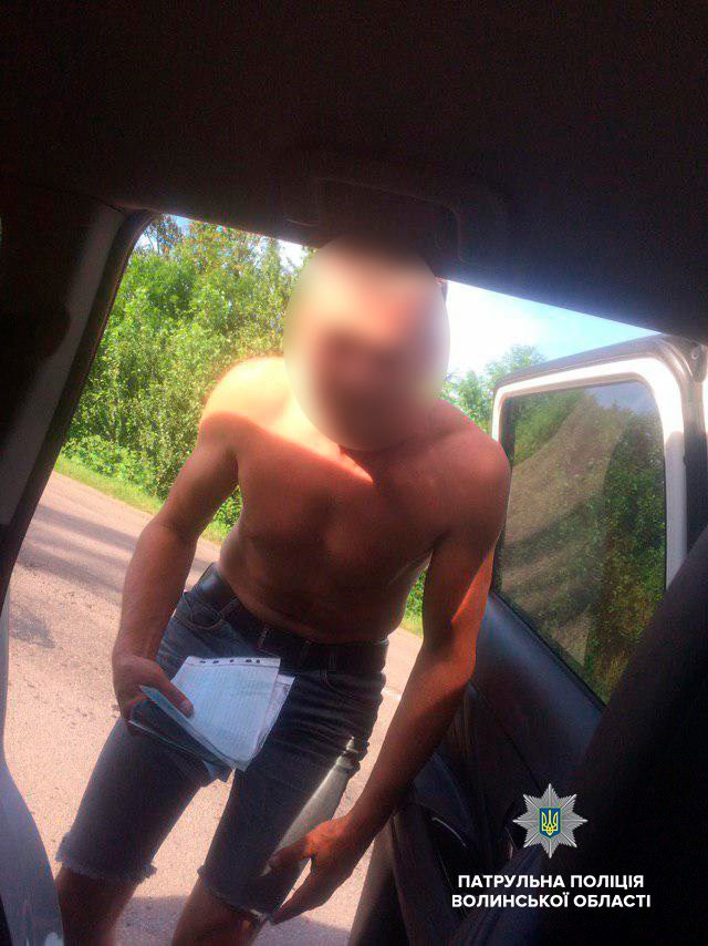 На автодорозі Доманове-Ковель затримали вщент п'яного водія