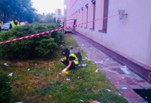 Будівлю телеканалу Медведчука в Києві обстріляли з гранатомета