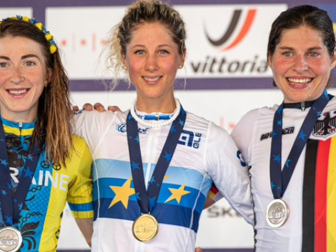 Луцька велогонщиця здобула срібло на чемпіонаті Європи