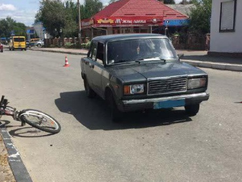 На Рівненщині поліцейський збив дитину на велосипеді