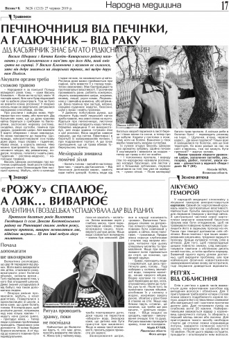 Сторінка № 17 | Газета «ВІСНИК+К» № 26 (1213)